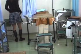 Japanese schoolgirl medical voyeur sex