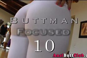 BUTTMAN - Big butt blonde gets ass groped