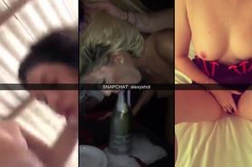 Horny girls from snapchat cheating their boyfriends on amateurs videos compialtion