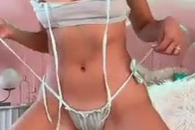 Ana Cheri Nude White Lingerie OnlyFans Leaked Video