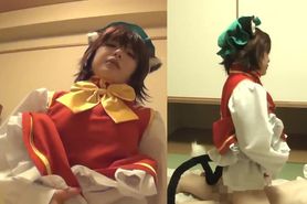 touhou chen(?) cosplay sex