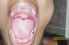 youittent tongue/throat fetish