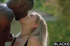BLACKED.com Blonde Gets First BBC from Brothers Friend