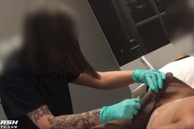 Tattoo Girl Bbc Cock Wax 3
