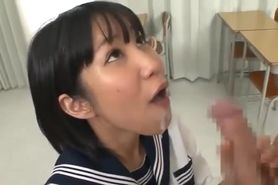 Riku Minato  - Mouthful of Sperm - CIM