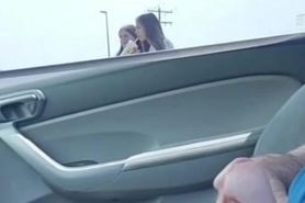 Cute Double teen drive by