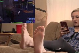 Fortnite with Brittney - beautiful soles 2
