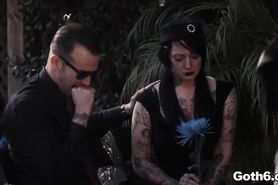Goth teen Marley Brinx bangs with a widower