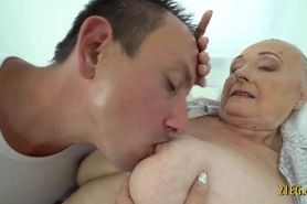 Granny Loves Hard Dick In Her Mature Pussy