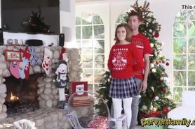 Pervertfamily- Christmas Fotoshooting Tuns Into Brother And Sis Fucking