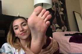 Sexy Teen Makes You Smell Her Feet