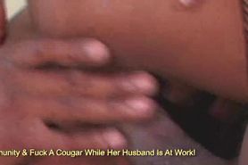 Ebony MILF Loves Putting Things Inside Her Asshole - Anal