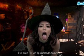 Camsoda   Sexy witch orgasms as she rides