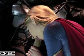 WickedParodies - Supergirl Seduces Braniac Into Anal Sex