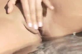 Goddess Sunny Leone Masturbating In Pool