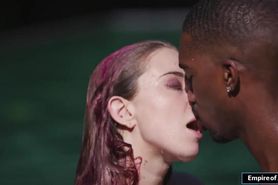 A black guy pussy licking then fucking his white girlfriend
