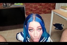 blue hair  hypno