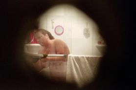 Christine Krug. See her shower her nude body 11-27-2017.