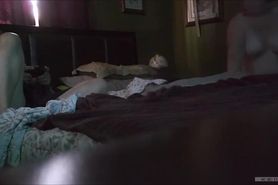 Christine Krug. Is a  topless fatty that makes the bed.