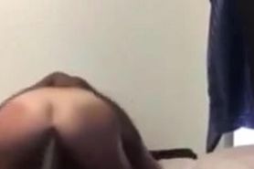 Hubby films as he lets his blonde wife try some BBC