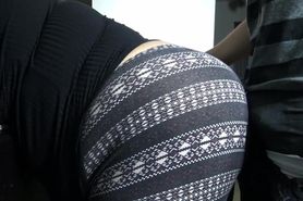 BBW Gets Leggings Ripped And Fucked