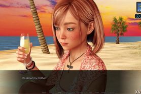 [Gameplay] SUNSHINE LOVE #211 • Fun with a skinny redhead on the beach