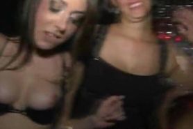 Nightclub slut pussy party fuelled by free booze