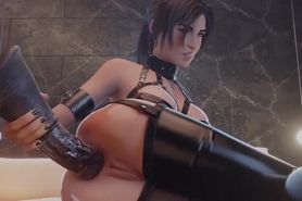 Lara Croft anal raider