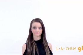 Petite Teen Is Not Happy At Casting Audition