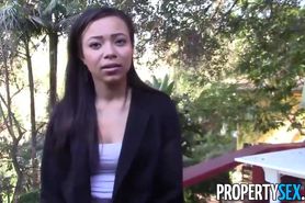 PropertySex - Hot black real estate agent tricked into fucking