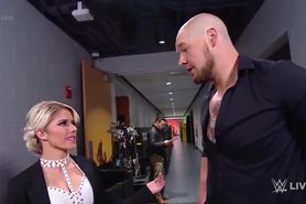 WWExposed - Alexa Bliss pleases her boss Baron Corbin.