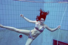 Liza Bubarek girl in the pool