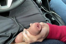 Premature cum in mouth to street whore in car