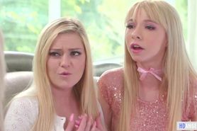 'S GIRL - Spoiled step siblings and the squirter - Chloe Foster&comma; Elle and Kenzie Reeves