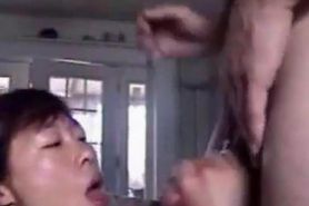 hot clip asian girlfriend enjoys swallowing