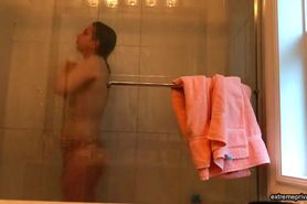 Watching my 19 years old sister in the shower