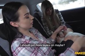 Driving Instructor Fucked By Two Babes - Lady Gang