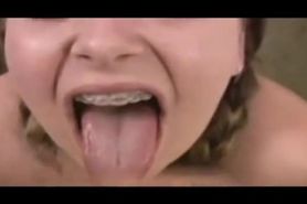 Cute Chunky Teen Plumper w/ braces fucks some guy. Including Anal.