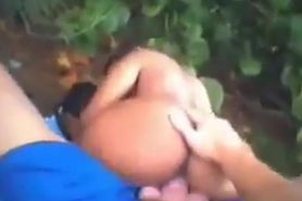 Hot indian girl gets fucked outdoor
