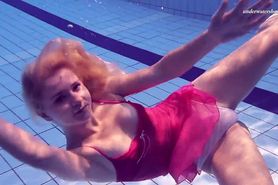 Russian hot girl Elena Proklova swims naked
