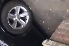 Phat ass see through leggings car wash phatty