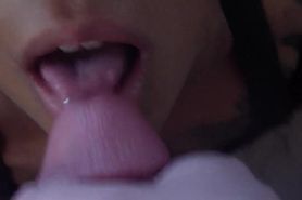 Cum to Tongue