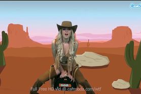 Camsoda   Teen cowgirl rides sybian sex machine