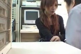 Japanese Babe Caught Stealing In Store Fucked Security Man