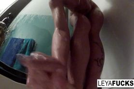 PUBA - THE PORNSTAR NETWORK - Babe Leya Falcon Masturbates Her Wet Pussy