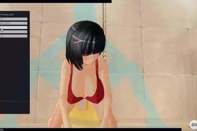 Sword Art Online Hentai. Suguha Kirigaya take a bath with you
