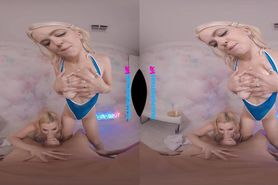 REAL PORNSTARS VR - Jazlyn Ray Blake Blossom and their big natural tits