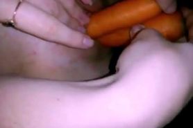 girl with a carrot