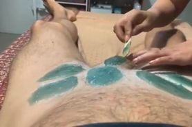 Cock Wax By 2 Girls With Happy Ending (Part 1)