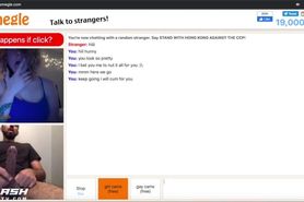 Omegle girl makes me cum